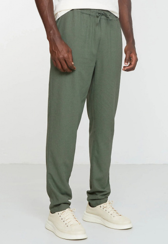 Hose "Tangelo" (Leinen) - khaki