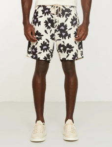 Shorts "Curry Bloom" (Leinen) - weiß