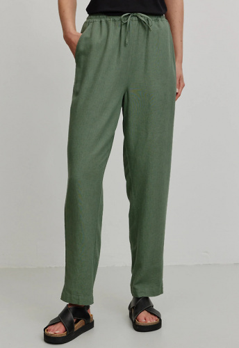 Hose "Moonflower" (Leinen) - khaki