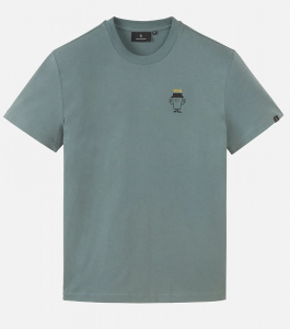 T-Shirt "Agave Moin Coffee" - eukalyptus