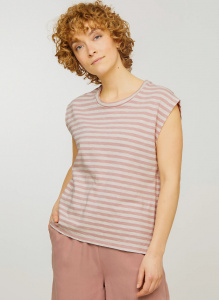 T-Shirt "Zinnia Stripes" - blush