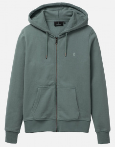 Sweatjacke "Dahlia" - eukalyptus