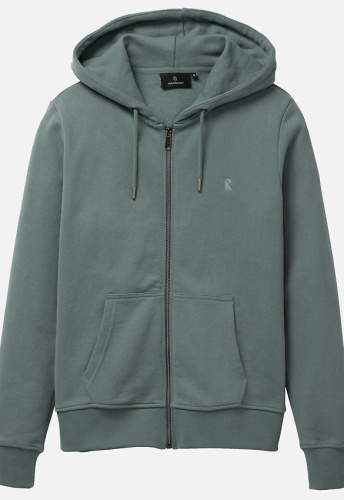 Sweatjacke "Dahlia" - eukalyptus