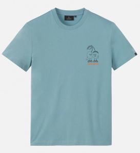 T-Shirt "Agave Moin Chérie" - lake green