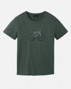T-Shirt "Bay Bike" - eukalyptus