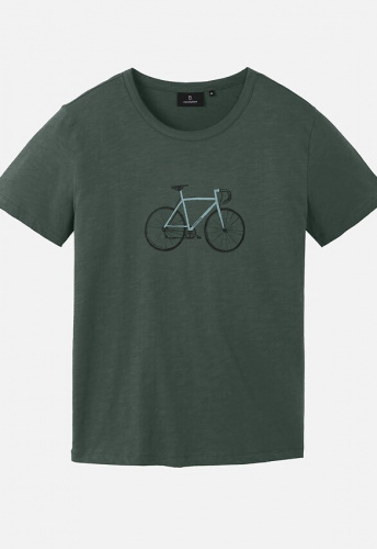T-Shirt "Bay Bike" - eukalyptus