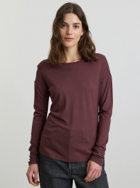 Longsleeve "Fuchsia" - dark plum