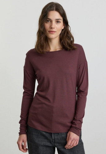 Longsleeve "Fuchsia" - dark plum