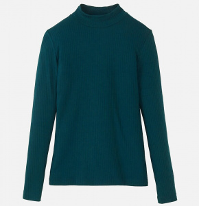 Longsleeve "Crassula" - deep lake blue