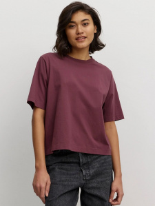 T-Shirt "Azolla" - dark plum
