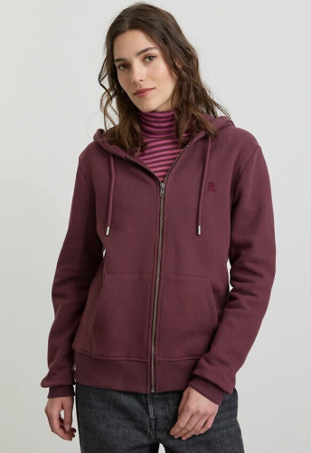 Sweat Jacket "Dahlia" - dark plum