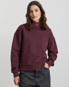 Sweatshirt "Nerine" - dark plum