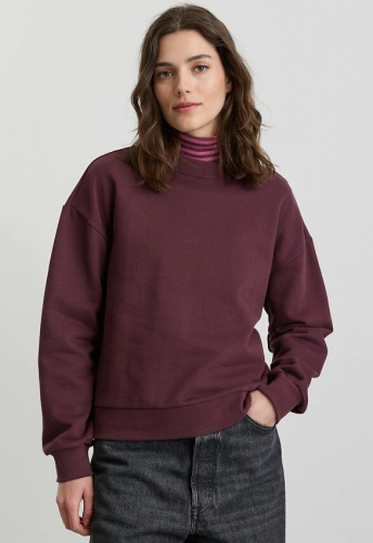 Sweatshirt "Nerine" - dark plum