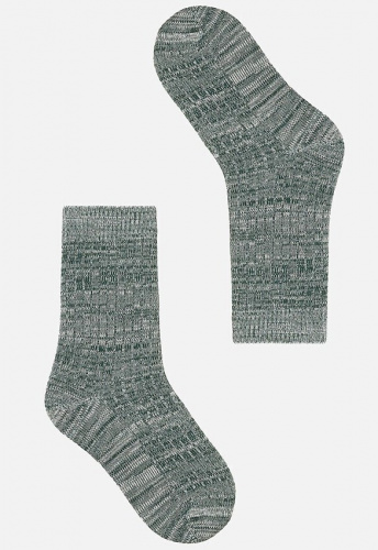 Socken "Tipu Mouline" - green