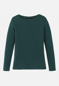 Longsleeve "Iris" - deep green
