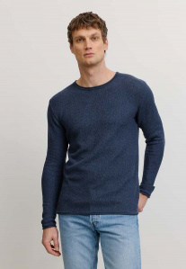 Knit Sweater "Eukalyptus" - blue