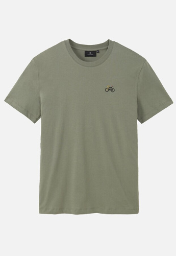 T-Shirt "Agave Bike" - pine green
