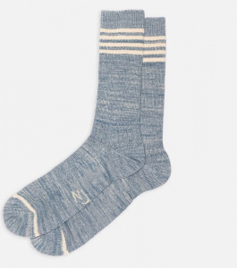 Nudie Socken "Rasmusson Men Tennis Socks" - bluegrey