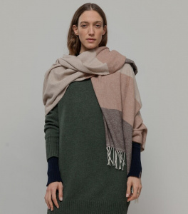 Scarf "Noemi" - beige cantuccino