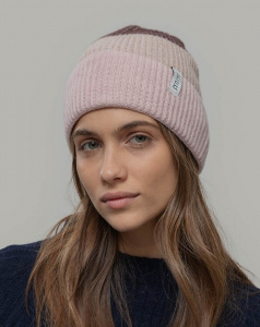 Cashmere Beanie "Vanda" - pink peonia
