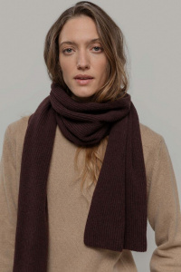 Cashmere Scarf "Federico" - brown caffe