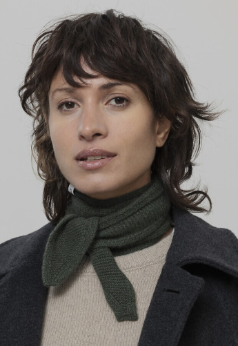Cashmere Scarf "Dina" - green foresta
