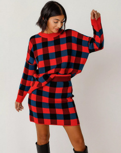 Strickpullover "Lexa" - vichy