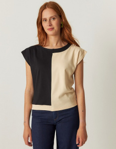 Shirt "Ekai" - black/natural