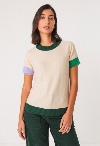 Strick-Top "Arhan" - cream