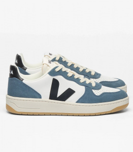 Veja "V-10 Leather" - white black california