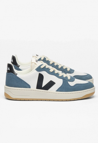 Veja "V-10 Leather" - white black california