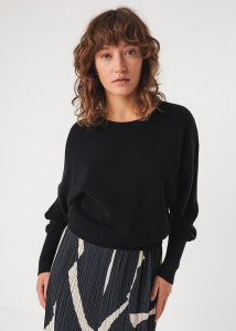 Strickpullover "Ibar" - schwarz