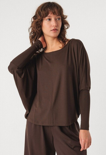 Shirt "Zur-8" - dunkelbraun