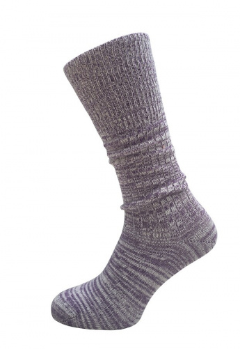 Wollkniestrümpfe "Wool Melange Long" - blueberry