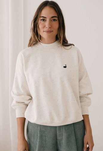 Sweatshirt "Bobitz" - ecru