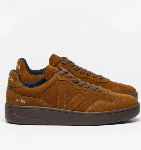 Veja "V-90 Suede" - full cognac eagle