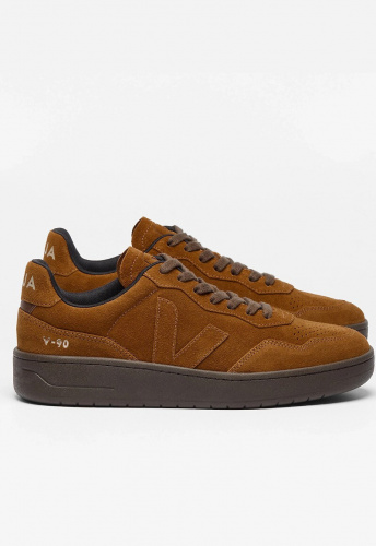 Veja "V-90 Suede" - full cognac eagle