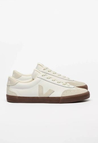 Veja "Volley O.T. Leather" - white natural bark