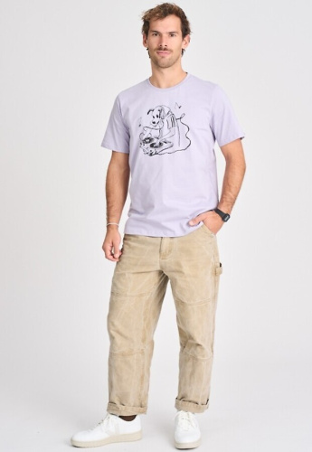Zerum T-Shirt "DJ Dog" - lavendel