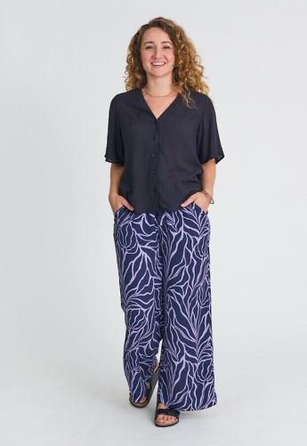 Zerum Hose "Fiona" - organic shapes