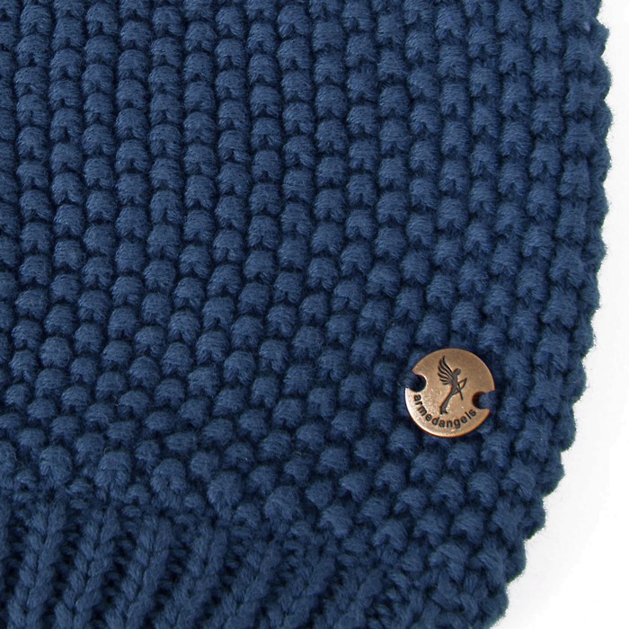 Mütze mit ohren URSFUR Neue Warme Baumwoll Strickmütze Kappen Katze Ohren Beanies mit Fellbommel aus Fuchspelz /Waschbär Fell B01LZ8X50L € € Sie sparen 52%!
