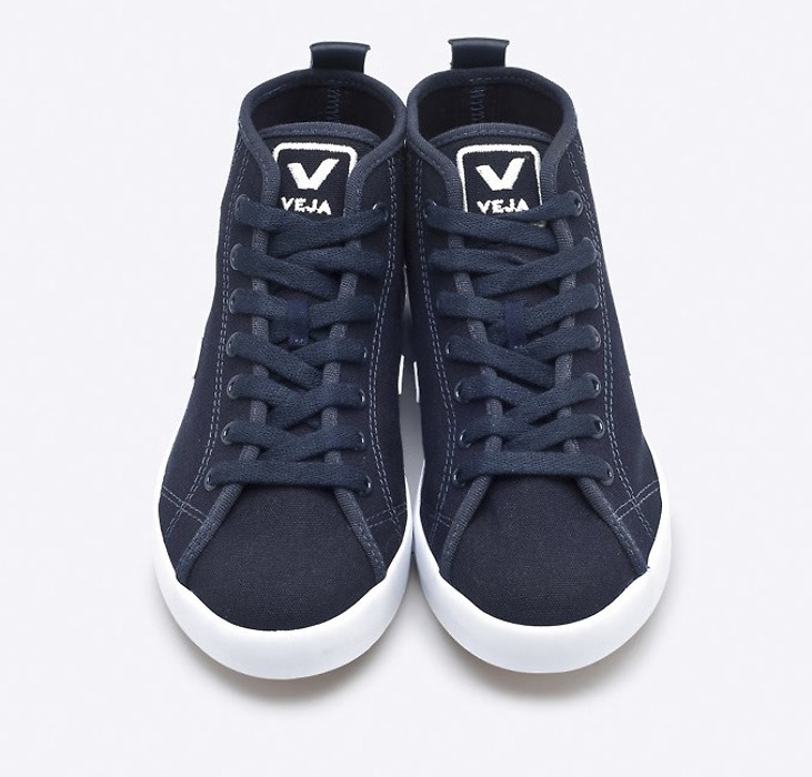 veja Veja Shoe Taua Toile High Top nautico white fairtragen