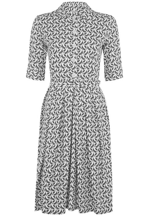 Orla Kiely Birdwatch Shirt Dress - grey Orla Kiely Birdwatch Shirt Dress - grey
