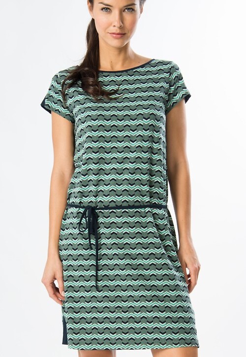 skunkfunk green dress Vestido TANKAN skunkfunk