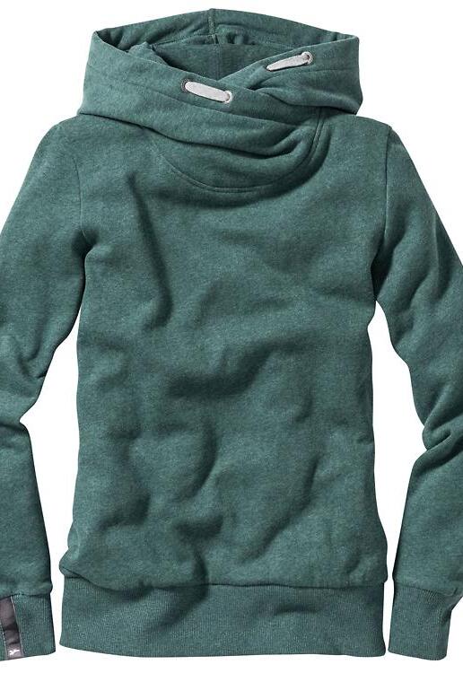 Kapuze Schalkragen Hoodie Wattlöper Kapuzenpullover Unisex
