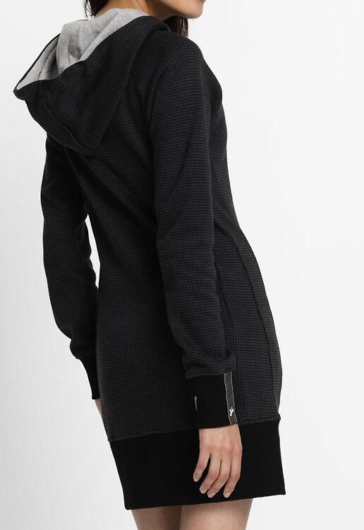 DENIMFY Oversized Hoodie Damen - Langer Kapuzenpulli Als Sweatkleid