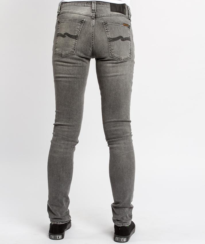 nudie skinny lin grey