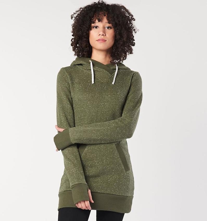 Ladies long hotsell hoody