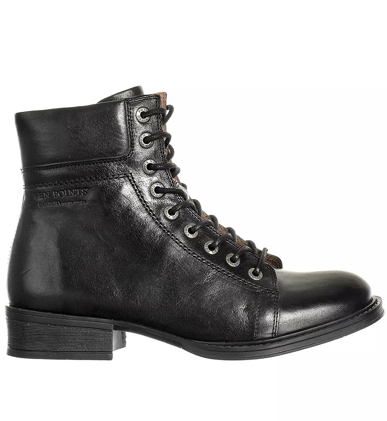 Ten Points Ten Points Ankle Boot Pandora black fairtragen
